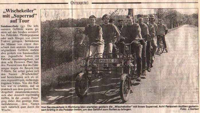 Zeitungsartikel Keilermobil 1997